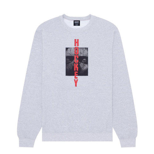 Hockey Scorched Earth Crewneck Sweatshirt - Ash Heather - Streetart.fr